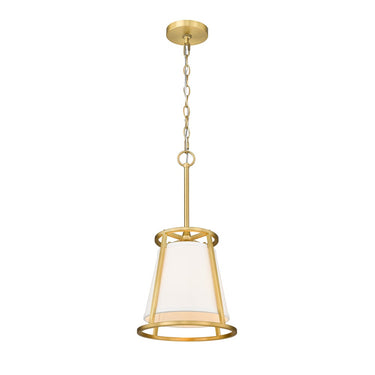 Z-Lite Lenyx Rubbed Brass 1 Light Pendant image 1