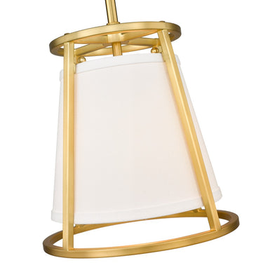 Z-Lite Lenyx Rubbed Brass 1 Light Pendant image 3