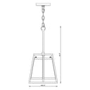 Z-Lite Lenyx Rubbed Brass 1 Light Pendant image 7