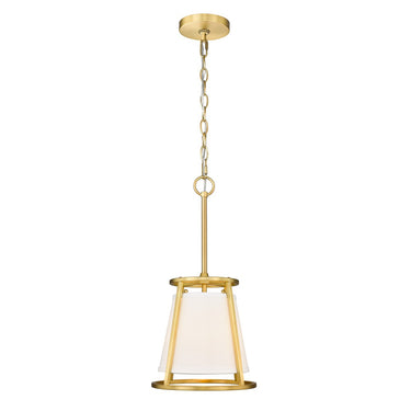 Z-Lite Lenyx Rubbed Brass 1 Light Pendant image