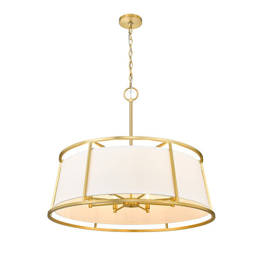 Z-Lite Lenyx Rubbed Brass 8 Light Pendant image 2