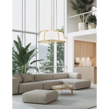 Z-Lite Lenyx Rubbed Brass 8 Light Pendant image 6
