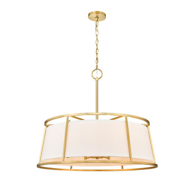Z-Lite Lenyx Rubbed Brass 8 Light Pendant image