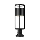 Z-Lite Luca 1 Light Outdoor Pier Mounted Fixture image 2