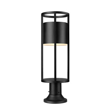 Z-Lite Luca 1 Light Outdoor Pier Mounted Fixture image 2