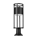 Z-Lite Luca 1 Light Outdoor Pier Mounted Fixture image 4