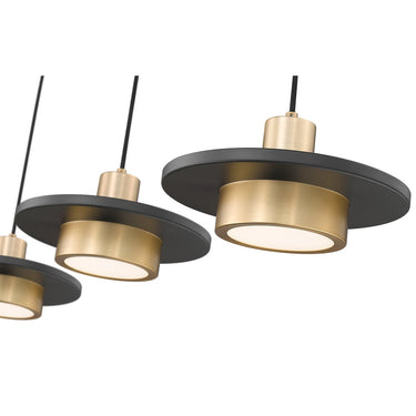 Z-Lite Ludo 3 Light Linear Chandelier image 10