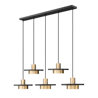 Z-Lite Ludo 5 Light Linear Chandelier image 1