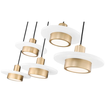 Z-Lite Ludo 5 Light Linear Chandelier image 11