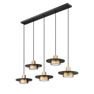 Z-Lite Ludo 5 Light Linear Chandelier image 13