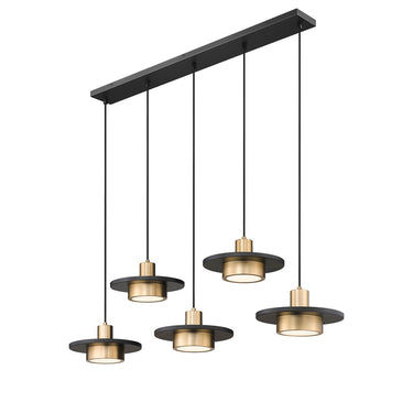Z-Lite Ludo 5 Light Linear Chandelier image 7