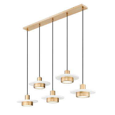 Z-Lite Ludo 5 Light Linear Chandelier image 8