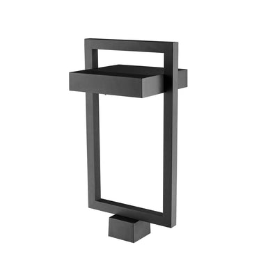 Z-Lite Luttrel Glass 1 Light Outdoor Post Mount Fixture image 2