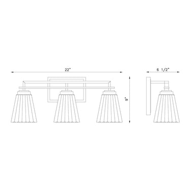 Z-Lite Lyna 3 Light Vanity Light image 21