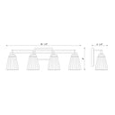 Z-Lite Lyna 4 Light Vanity Light image 21