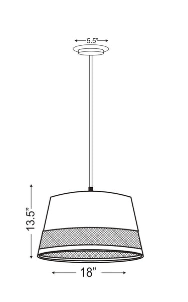 Z-Lite Maddox 1 Light Chandelier image 7