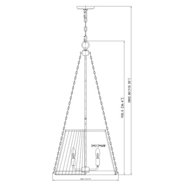 Z-Lite Madeline 5 Light Pendant image 21