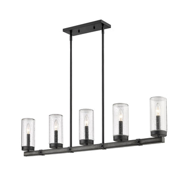 Z-Lite Marlow 5 Light Outdoor Linear Chandelier image