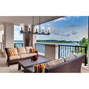 Z-Lite Marlow Matte Black 5 Light Outdoor Linear Chandelier image 5