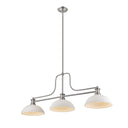 Z-Lite Melange Glass 21" High 3 Light Billiard Light image 2