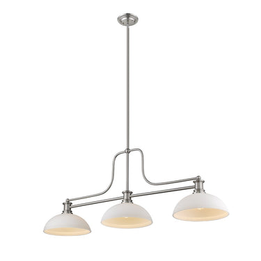 Z-Lite Melange Glass 21" High 3 Light Billiard Light image 2