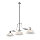 Z-Lite Melange Glass 21" High 3 Light Billiard Light image 5