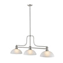 Z-Lite Melange Glass 21" High 3 Light Billiard Light image 7