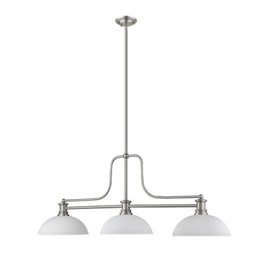 Z-Lite Melange Glass 21" High 3 Light Billiard Light image 8