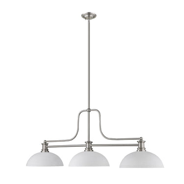 Z-Lite Melange Glass 21" High 3 Light Billiard Light image 9