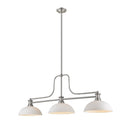 Z-Lite Melange Glass 21" High 3 Light Billiard Light image