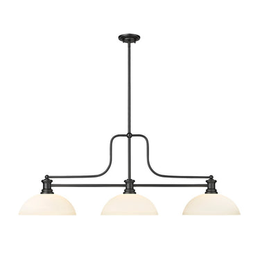 Z-Lite Melange Glass 3 Light Billiard Light image 2