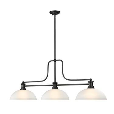 Z-Lite Melange Glass 3 Light Billiard Light image 5