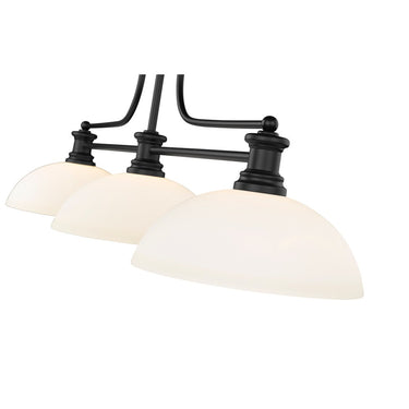 Z-Lite Melange Glass 3 Light Billiard Light image 6