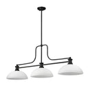 Z-Lite Melange Glass 3 Light Billiard Light image 9