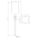 Z-Lite Mia 1 Light Wall Sconce image 14