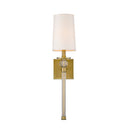 Z-Lite Mia Rubbed Brass 1 Light Wall Sconce image 2