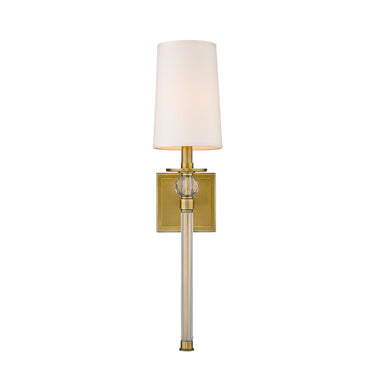 Z-Lite Mia Rubbed Brass 1 Light Wall Sconce image 2