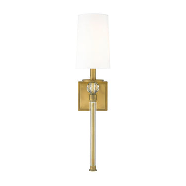 Z-Lite Mia Rubbed Brass 1 Light Wall Sconce image 3