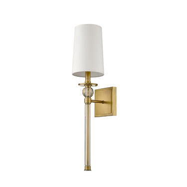 Z-Lite Mia Rubbed Brass 1 Light Wall Sconce image 8