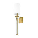 Z-Lite Mia Rubbed Brass 1 Light Wall Sconce image 9