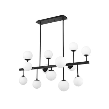Z-Lite Midnetic 13 Light Linear Chandelier image 4
