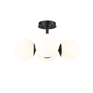 Z-Lite Midnetic 4 Light Semi Flush Mount image 1
