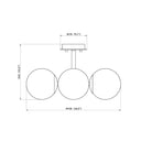 Z-Lite Midnetic 4 Light Semi Flush Mount image 7