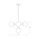 Z-Lite Midnetic 5 Light Pendant image 7