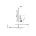 Z-Lite Modernist 3 Light Chandelier image 7