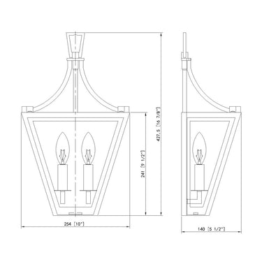 Z-Lite Montalcino 2 Light Wall Sconce image 14