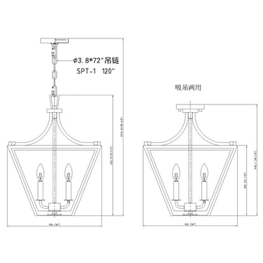 Z-Lite Montalcino 3 Light Chandelier image 14