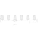Z-Lite Montford 5 Light Vanity Light image 28