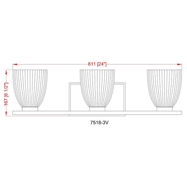 Z-Lite Naya 3 Light Vanity Light image 28