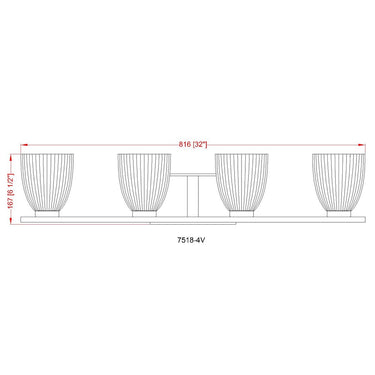 Z-Lite Naya 4 Light Vanity Light image 28